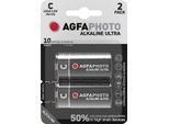Batteria Agfaphoto Alcalina Ultra C 1,5 V In Blister Da 2 Pezzi