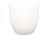 Coprivaso In Ceramica Kodet White Ø 16 Cm Bianco Opaco