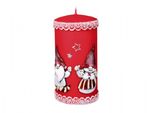 Candela Natalizia Nohel Garden Con Corona D7X14Cm