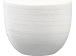 Coprivaso In Ceramica Purky White Opaco Ø 16 X 13 Cm