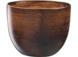 Coprivaso In Ceramica Purkyne Wood Opaco Ø 16 X 13 Cm