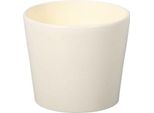 Coprivaso In Ceramica Calypso Christmas Ø15 Cm Beige