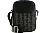 Lacoste Borsa A Tracolla The Blend Vertical Camera Bag Monogram Noir Gris Nero