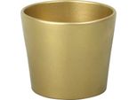 Coprivaso In Ceramica Calypso Christmas Ø11 Cm Oro