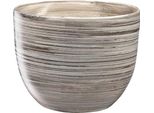 Coprivaso In Ceramica Purky Grey Opaco Ø 16 X 13 Cm