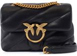 Pinko Pelle Borsa A Tracolla Borsa A Tracolla Love Puff Mini Cl Sheep Nappa Black - Antique Gold Nero