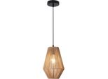 Lampada A Sospensione 'Newtownabbey' Lampada A Sospensione In Corda 160Cm Beige