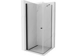 Mexen Pretoria Cabina Doccia A Battente 90 X 90 Cm, Trasparente, Nero - 852-090-090-70-00