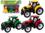 Set Di Trattori Agricoli Fattoria 3 Parti Colorate