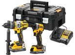Dewalt 18V Combo Kit Dck2052H2T (Dcd805+Dcf850) 2X5,0Ah Powerstack Tstak