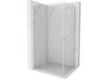 Mexen Roma Duo Cabina Doccia A Battente 120 X 110 Cm, Trasparente, Cromo - 854-120-110-02-00