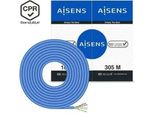 Bobina Di Cavo RJ45 Utp AWG24 Lszh Cpr Dca Aisens A135-0663 Cat.6/ 305M/ Blu