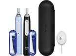 Oral-B | Serie Io3 | Spazzolino Elettrico Duo Pack | Ricaricabile | Per Adulti | Numero Di Testine Incluse 2 | Numero Di Modalità Di Spazzolamento 3 | Nero Opaco/Blu Ghiaccio