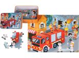Puzzle Multipack 2 Pezzi Camion Dei Pompieri 100 Pezzi