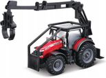Massey Ferguson 8740S Con Caricatore Di Tronchi Bburago
