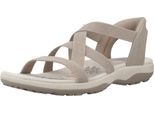 Sandali Del Marchio Skechers Del Modello Reggae Slim Marrone