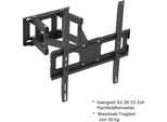 Fch Supporto Da Parete Per Tv, Orientabile E Inclinabile Per Tv Con Diagonale Dello Schermo Da 26 A 55 Pollici, Vesa Max De 400X400 Mm