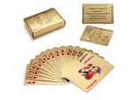 Carte Da Gioco - Mazzo Di Carte Con Placcatura In Oro 24 Carati, Dollaro
