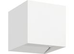 Eglo Lampada Da Esterno A Led Calpino 3, Applique Da Esterno Con Illuminazione Verso L'alto E Verso Il Basso, Applique Da Esterno In Metallo In Bianco, Lampada Da Esterno Bianco Caldo, IP54