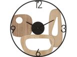 Mauro Ferretti Orologio Da Parete Mot Ø 60X2,5 Cm Marrone Nero