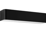 Sania 4 Lampada Da Parete/Soffitto Illuminazione - L36,5 X H8 X AL9 Cm - Nero, Bianco - 12W Incl. - IP20