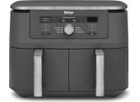 Ninja DZ400EU Friggitrice Doppia 9,5 L Indipendente 2470 W Friggitrice Ad Aria Calda Grigio
