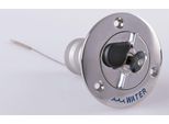 Talamex Deck Top Con Serratura A Cilindro 38 Mm Argento Taglia Unica