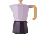Caffettiera Per Caffè Espresso La CafetièRe 6 Tazze - Design Bicolore Viola