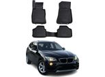 2009-2015 Bmw X1 E84 Tappetini Tpe Nero 4 Pezzi