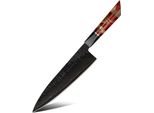 Coltello Da Cucina In Damasco EN-37396 - Chef/Rosso/Marrone KP37396