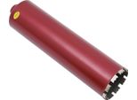 Punta Diamantata - Carotatrice 112 Mm - Foratura A Secco E A Umido - Per Calcestruzzo, Mattoni, Asfalto - Professionale - Rosso