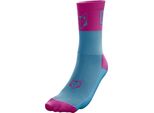 Otso Calzini A Taglio Medio Azzurro/Rosa Fluo Blu Eu 35-39 Uomo,Donna Blu Eu 35-39