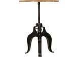 Syfax™ Tavolo Da Bar In Legno Massello Di Mango 75X(76-110) Cm