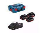Bosch Batteria 18V 5,0Ah X3 +Gal 18V-40 +Caricabatteria Lb