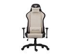 Sense7 Spellcaster Fuku Sedia Da Gioco, Poltrona Da Gioco, Sedia Da Ufficio, Sedia Da Scrivania Ergonomica, Sedia Girevole Con Poggiatesta Fino A 150 Kg, Tessuto, Beige