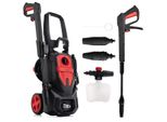 Idropulitrice Lehmann Con Pompa In Alluminio, 2200 W, Max. 240 Bar, Portata 480 L/H, Tubo Flessibile Ad Alta Pressione Da 10 M, Con Accessori Inclusi.