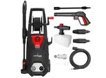 Idropulitrice Lehmann Hudson Con Pompa In Alluminio, 450 L/H, 1800 W, 145 Bar, Incl. Tubo Flessibile Da 5 Metri, Bottiglia Di Schiuma E Due Ugelli