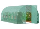 Serra Tunnel Serra Fredda Casa Del Pomodoro - 590X295X225 Cm - Serra Verde Da Giardino Per Coltivazioni Robuste - Ideale Per Frutta E Verdura