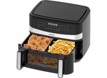 Klausberg 2600W Grosse Fettfreie Friteuse 9L 2X4.5L Luftfriteuse