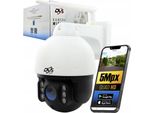IP-PTZ-Kamera 5Mp Wifi mit Auto-Tracking und IR-LED, IP66, Speicherkarte bis 256GB