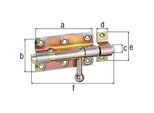 Gah Bullone Di Bloccaggio W.S.140Mm