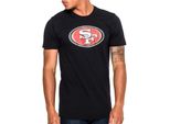 Maglietta New Era Herren Nfl San Francisco 49Ers Logo Schwarz L