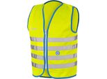 Wowow Gilet Di Sicurezza Fun Jacket Per Bambini Giallo Con Strisce Riflettenti M