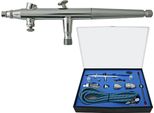 Pistola Ad Aerografo Wiltec Tipo 186K Con Funzione A Doppia Azione, Ugello Ø 0,2-0,5 Mm, 3 Tazze Di Colore, Adattatore Per Modellismo, Nail Art Ecc.