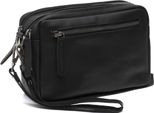 The Chesterfield Brand Pelle Borsa Da Toilette Borsa A Tracolla Samui Wash Bag Black Nero