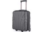 Suitline - Bagaglio A Mano 45X36X20 Cm Piccola Valigia Easyjet Trolley Sottosella 2 Ruote Cabina Valigia 45Cm Cabin Bag Max 30L Franchigia Bagaglio Aereo Sottosella ,Graphite