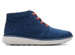 Clarks Step Move Hi Scarpe In Tessuto Blu Navy 36