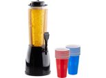 Colonna Di Birra Relaxdays Con 20 Bicchieri Da Birra