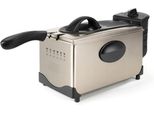 Black & Decker BXDF2100E Singolo 3 L Indipendente 2100 W Friggitrice Nero, Acciaio Inox