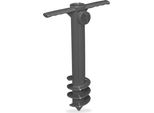 Relaxdays Tassello A Terra Per Ombrellone Grigio, Plastica